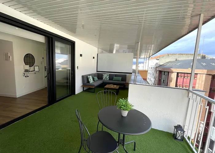 Apartament C&g Atico Centrico Con Terraza Ourense